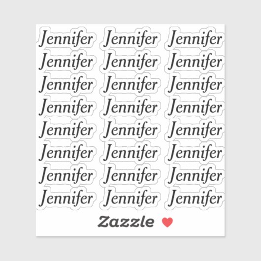 独自の名前を作エレガントパーソナライズされた成 シール (シート)