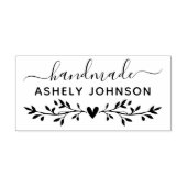 独自の名前を作成する ラバースタンプ (インプリント)