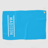 独自の名前を作成パーソナライズされた ゴルフタオル (横)