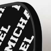 独自の名前を作成パーソナライズされた ピックルボールラケット (左詳細)