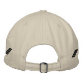 独自の名前を作成文字ジョンChino Twill-Hat 刺繍入りキャップ (裏面)