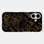 独自の名前イニシャルパターンの作成 Case-Mate iPhoneケース (裏面 (横))