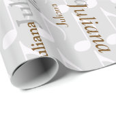 独自の名前パターンを作成する。 ラッピングペーパー (ロールコーナー)