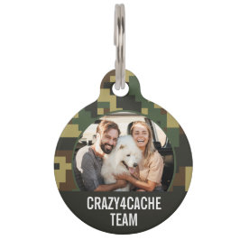 独自の地理学を追跡可能な写真ラベル ペット　ネームタグ