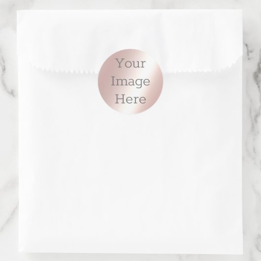 独自の埃っぽい赤面ピンクのメタリックサテンを作成 ラウンドシール (バッグ)