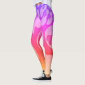 独自の基本的なラブリーパープルハートパンツを作成 レギンス (左)