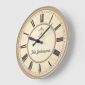 独自の壁時計をパーソナライズされた作成する ラージ壁時計 (傾斜)