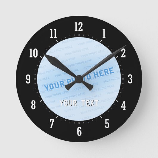 独自の壁時計を作成 ラウンド壁時計 (正面)