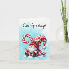 独自の夢のペパーミントクリスマス格言を作成 シーズンカード