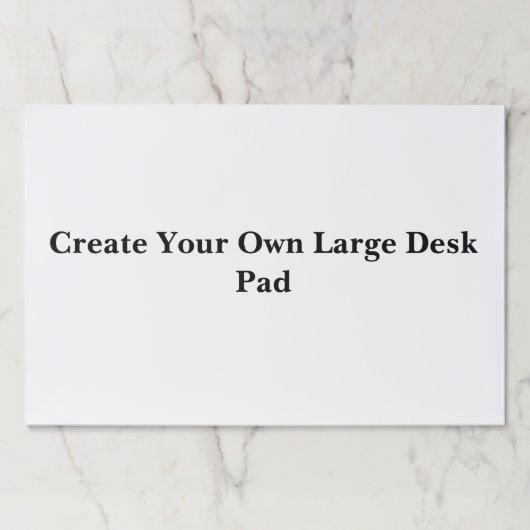 独自の大きなデスクパッドを作成 ペーパーパッド (正面)