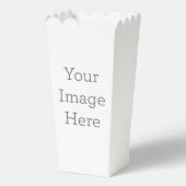 ペーパーフェイバーボックス, ポップコーン 9.5 x 8.9 x 19.1cm  (正面)