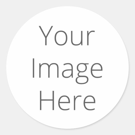 独自の大きな丸いステッカーを作成 ラウンドシール (正面)