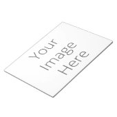 独自の大きな11インチx 8.5インチメモ帳を作成 – 40ページ ノートパッド (アングル)