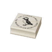 独自の大西洋のパフィン差出人住所を作成 ラバースタンプ (スタンプ)