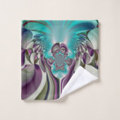 独自の天使の質のアートエレガントデザインを作成 バスタオルセット (ウォッシュタオル)