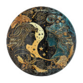 独自の天空のジェミニのガラス祭壇ボードを作成する カッティングボード (正面)