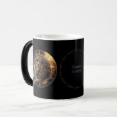 独自の天空のレオ〔占星術の〕十二宮図を作成 モーフィングマグカップ (正面左)