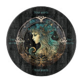 独自の天空の《星座》乙女座ガラスの祭壇ボードを作成 カッティングボード (正面)