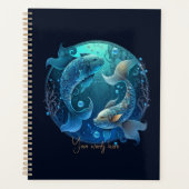 独自の天魚座を作成〔占星術の〕十二宮図 プランナー手帳 (正面)