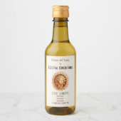 独自の太陽ビクトリアン女神を作成 ワインラベル (正面)