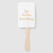 独自の婚約ブライダルシャワーの結婚作成 ハンドファン (正面)