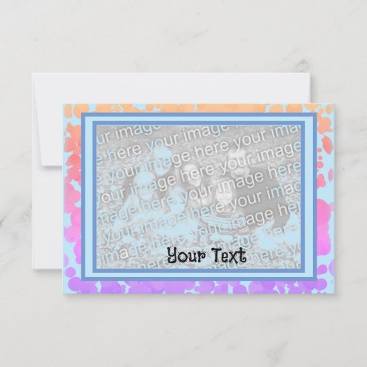 独自の子供の誕生日招待状 招待状 (正面)