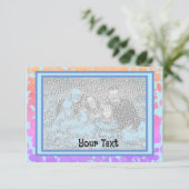 独自の子供の誕生日招待状 招待状 (スタンド正面)