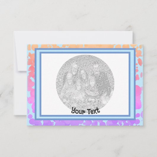 独自の子供の誕生日招待状 招待状 (正面)