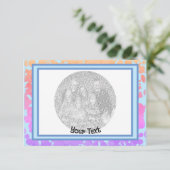 独自の子供の誕生日招待状 招待状 (スタンド正面)