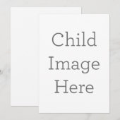 フラット招待状, サイズ: 12.7cm x 17.8cm, ペーパー: シグネチャーマット, 封筒: ホワイト (正面/裏面)