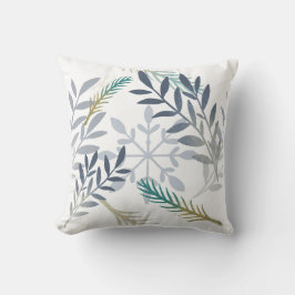 独自の孔雀の雪片を作成する クッション