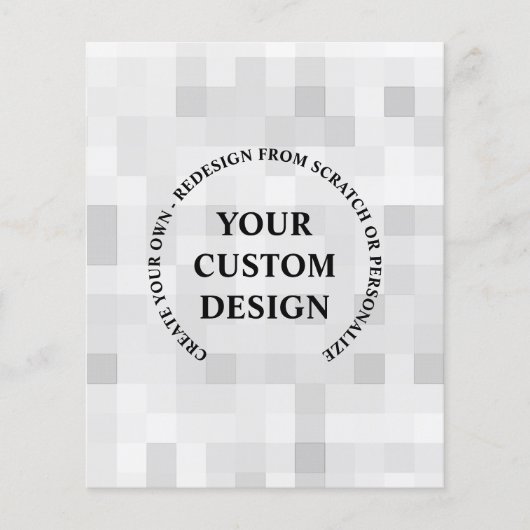 独自の完全なのカスタム作成 チラシ (正面)