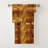 独自の完璧なアフリカの家族のカスタム作成 バスタオルセット (インサイチュ)