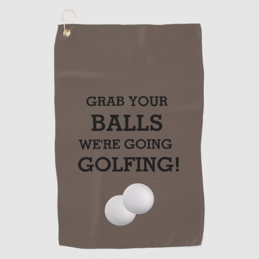 独自の完璧なゴルフタオルを作成 ゴルフタオル (正面)