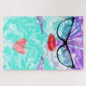 独自の完璧なハートの作成 ジグソーパズル (横)