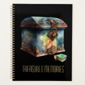 独自の宝物の素晴らし水色を作成 プランナー手帳 (正面)