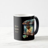 独自の宝物の素晴らし水色を作成 モーフィングマグカップ (正面右)