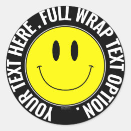 独自の小さな丸いステッカー、完全な文字ラップを作成 ラウンドシール