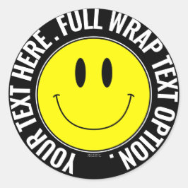 独自の小さな丸いステッカー、完全な文字ラップを作成 ラウンドシール