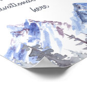 独自の山と木を作成する ポスター (角)