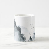 独自の山の風景を作成 モーフィングマグカップ (中央)