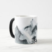 独自の山を作威厳のある成 モーフィングマグカップ (正面左)