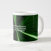 独自の巨大コカスタムーヒパーソナライズされたーMを作成 ジャンボコーヒーマグカップ (正面右)