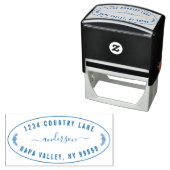 独自の差出人住所のモダン作成 セルフインキングスタンプ (インサイチュ)