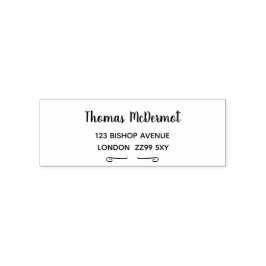 独自の差出人住所スタンプの作成 セルフインキングスタンプ