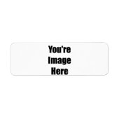 独自の差出人住所 ラベル (正面)