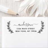 独自の差出人住所 ラベル (インサイチュ)