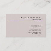 独自の平面を作成エレガントミニマルする 名刺 (正面)