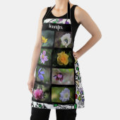 独自の庭の花の写真コラージエプロンを作成 エプロン (インサイチュ)