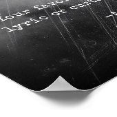 独自の引用文のパーソナライズされた作成 ポスター (角)